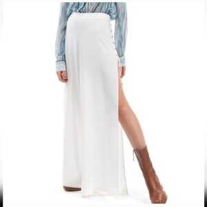 NWT Haute Hippie Open Lace Up Pants with Zipper Back and Shorts Lining